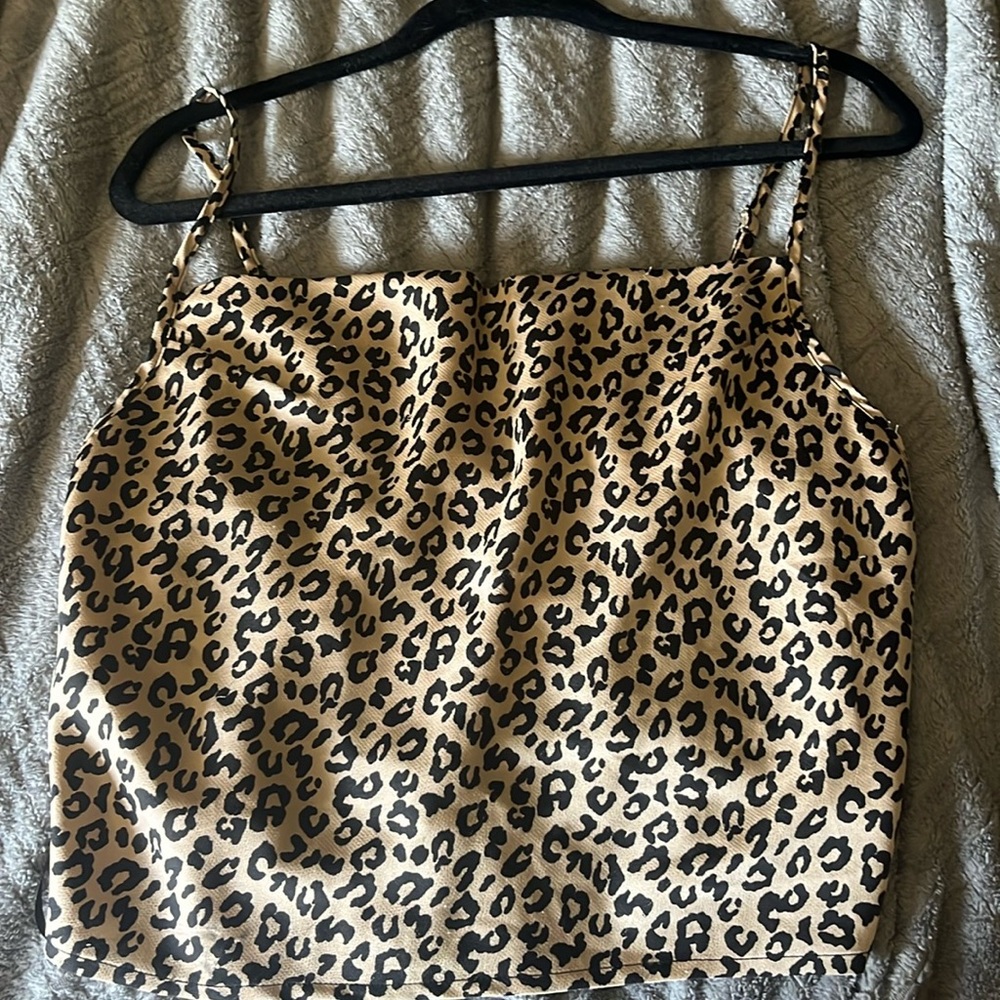 Forever 21 cheetah tank top